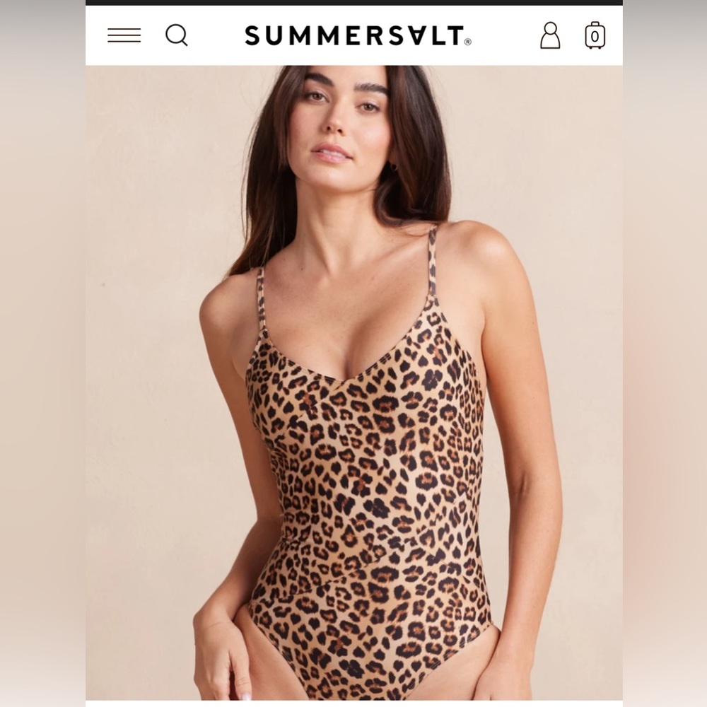 NWT the marina by summersalt in leopard